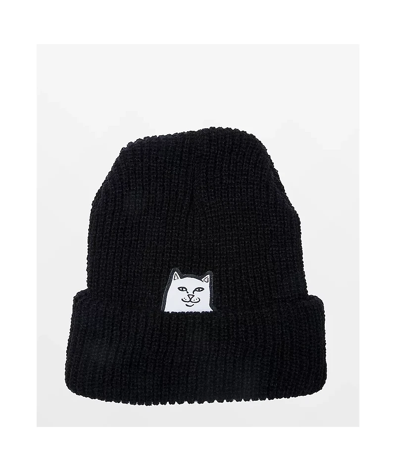RIPNDIP Lord Nermal Black Beanie