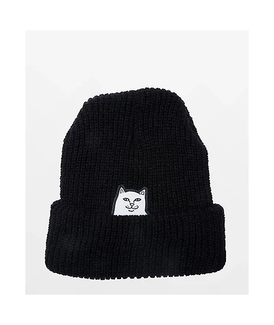 RIPNDIP Lord Nermal Black Beanie