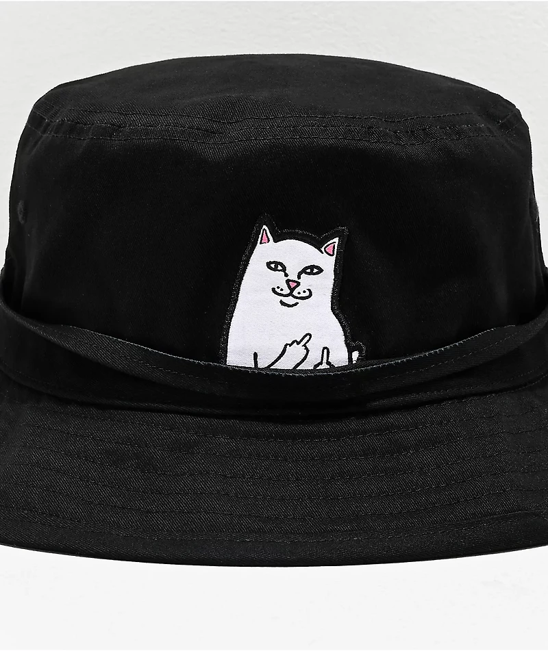 RIPNDIP Lord Nermal Black Bucket Hat