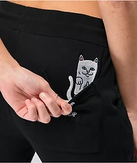 RIPNDIP Lord Nermal Black Jogger Sweatpants