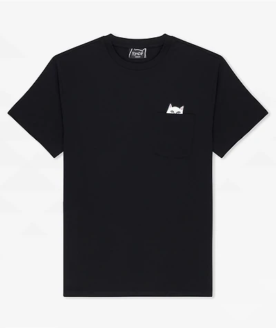 RIPNDIP Lord Nermal Black Pocket T-Shirt