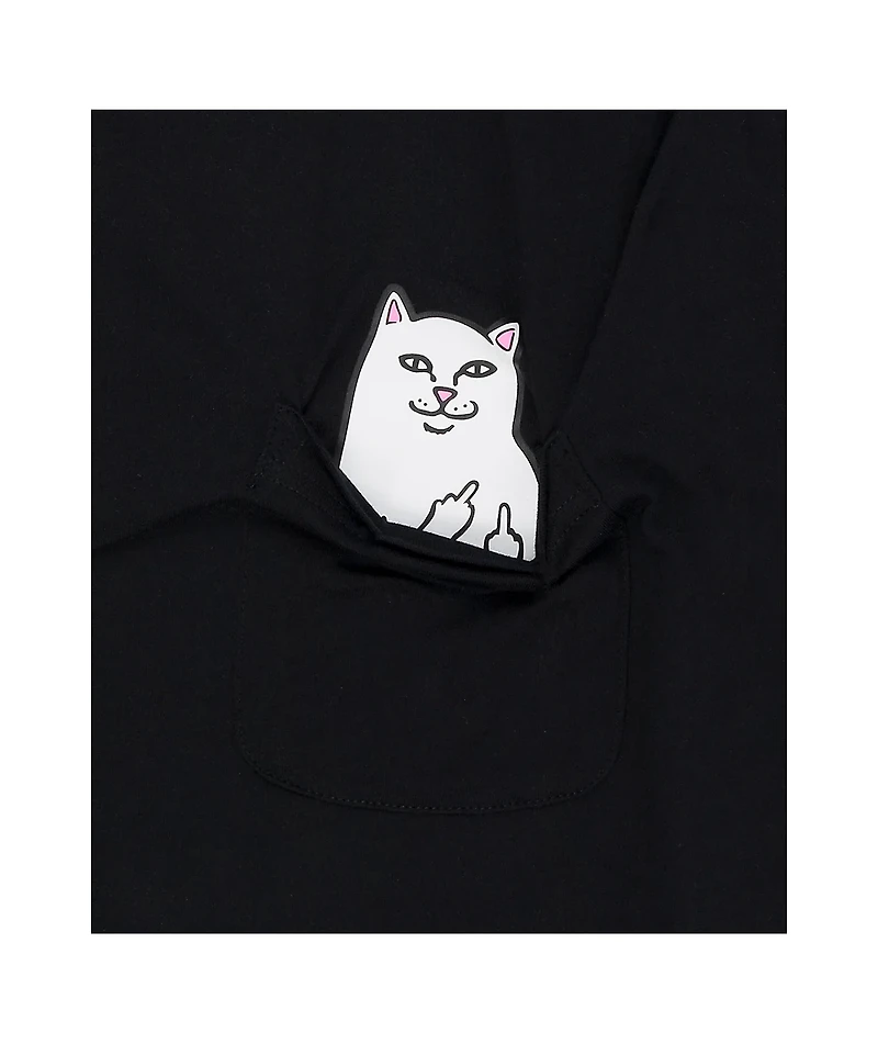 RIPNDIP Lord Nermal Black Pocket T-Shirt