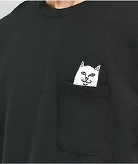 RIPNDIP Lord Nermal Black Pocket T-Shirt