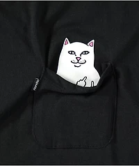 RIPNDIP Lord Nermal Black Pocket T-Shirt