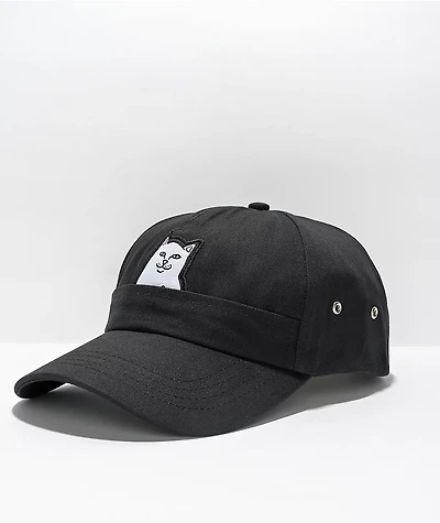 RIPNDIP Lord Nermal Black Strapback Hat