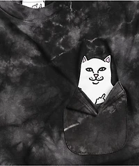 RIPNDIP Lord Nermal Black Tie Dye T-Shirt