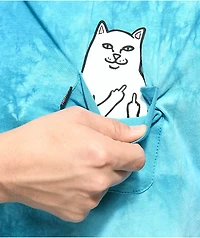 RIPNDIP Lord Nermal Blue Washed Pocket T-Shirt