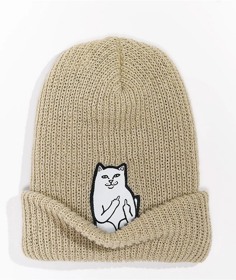 RIPNDIP Lord Nermal Cream Beanie