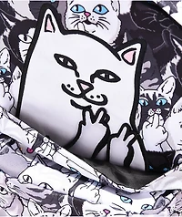RIPNDIP Lord Nermal Family Tree Black & White Backpack