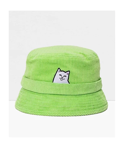 RIPNDIP Lord Nermal Mint Corduroy Bucket Hat