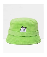 RIPNDIP Lord Nermal Mint Corduroy Bucket Hat