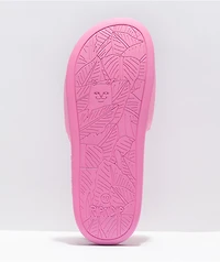 RIPNDIP Lord Nermal Pink & Blue Flame Slide Sandals