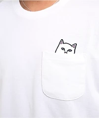 RIPNDIP Lord Nermal Pocket White T-Shirt