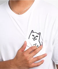 RIPNDIP Lord Nermal Pocket White T-Shirt