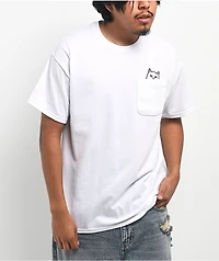 RIPNDIP Lord Nermal Pocket White T-Shirt
