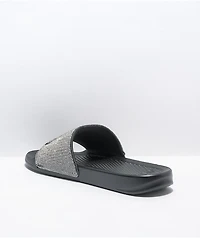 RIPNDIP Lord Nermal Rhinestone Black Slide Sandals