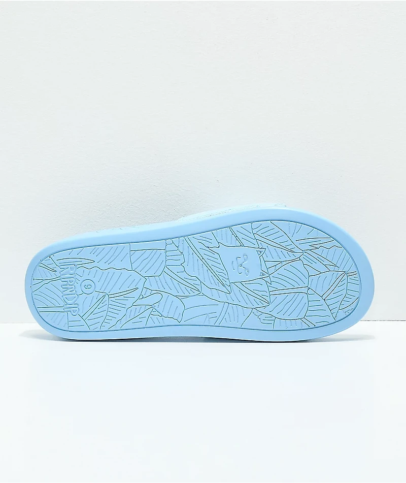 RIPNDIP Lord Nermal Sky Blue Slide Sandals