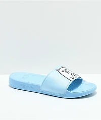RIPNDIP Lord Nermal Sky Blue Slide Sandals