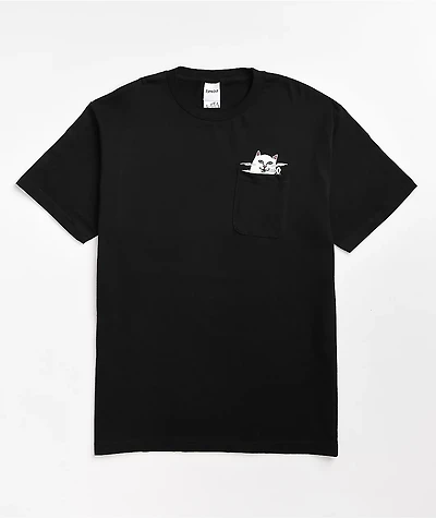 RIPNDIP Lord Nermal Smokey Black Pocket T-Shirt