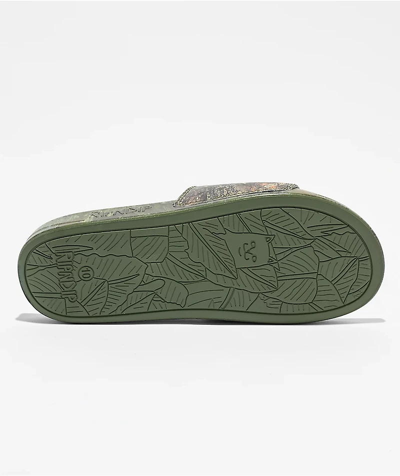 RIPNDIP Lord Nermal Tree Camo Slide Sandals