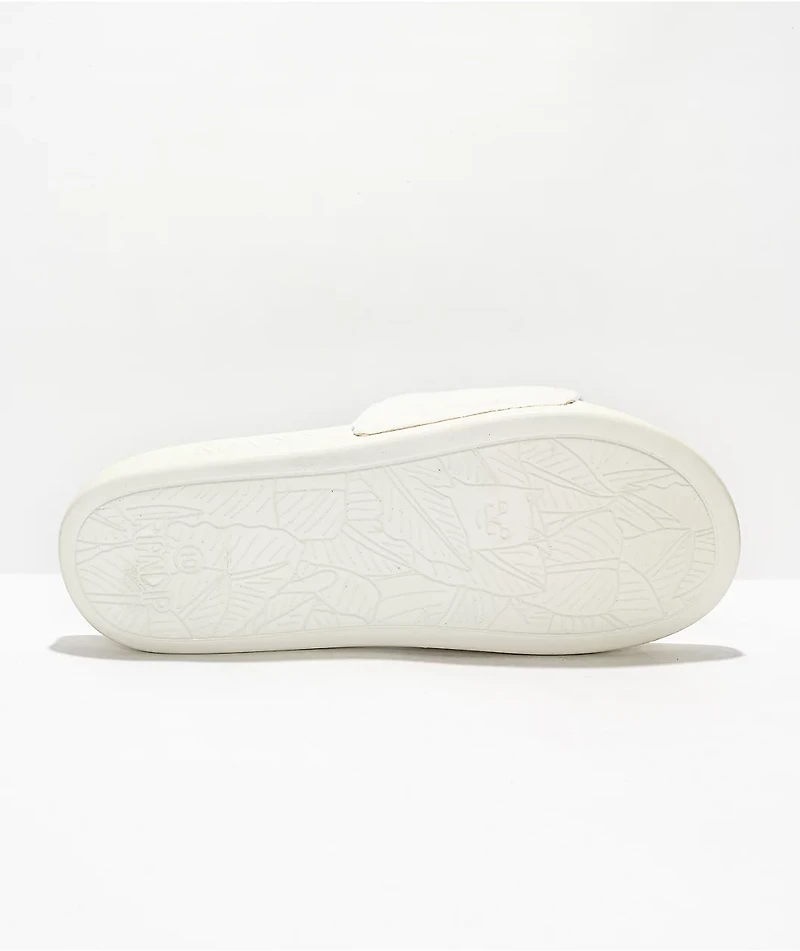 RIPNDIP Lord Nermal UV Glow Blue White Slide Sandals