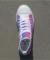 RIPNDIP Lord Nermal UV Reactive White High Top Shoes