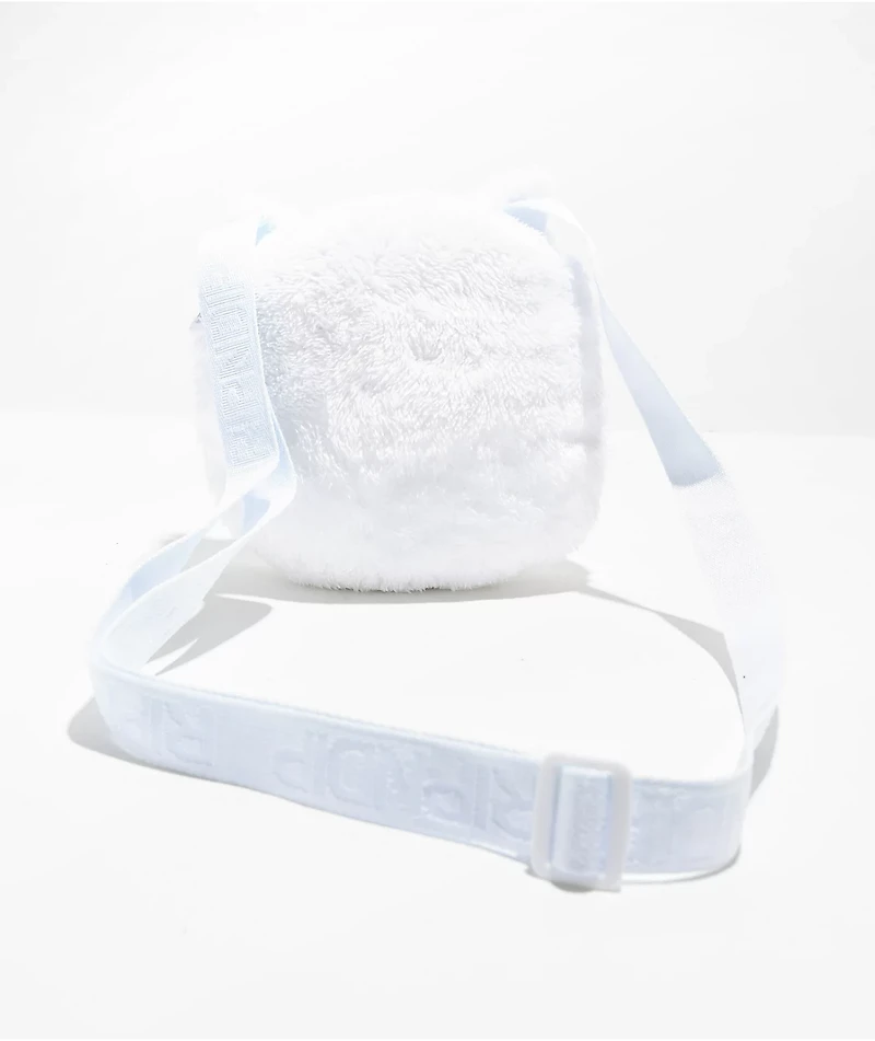 RIPNDIP Lord Nermal White Sherpa Crossbody Bag
