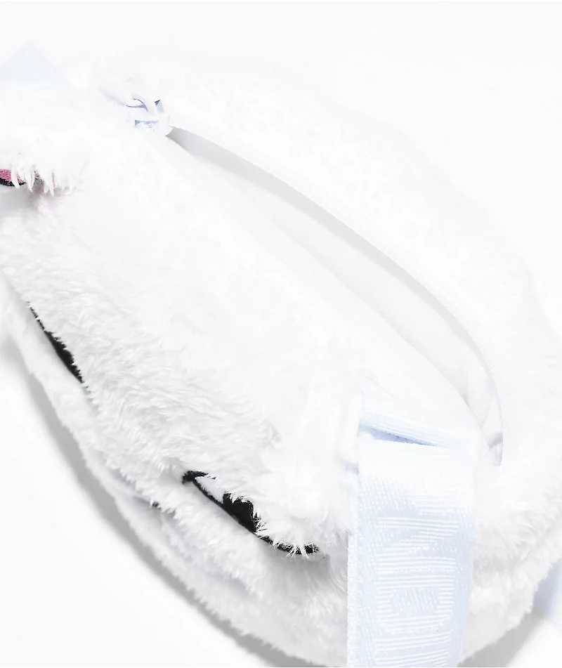 RIPNDIP Lord Nermal White Sherpa Crossbody Bag