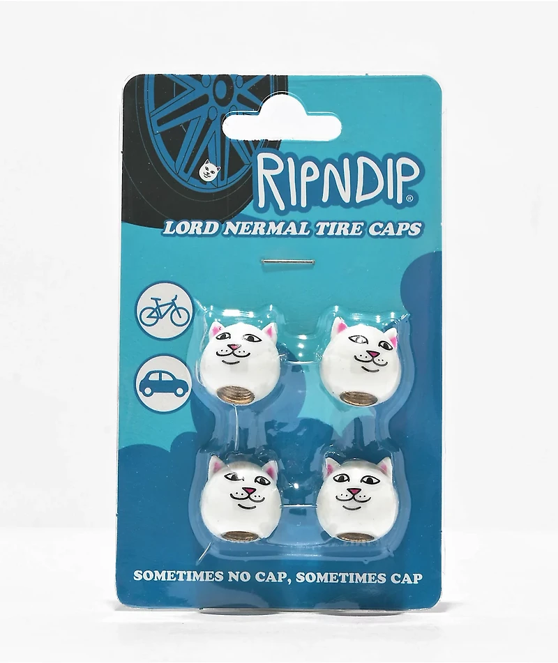 RIPNDIP Lord Nermal White Tire Caps