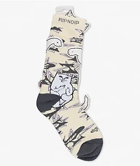 RIPNDIP Lord Nermal Wire Bone Crew Socks