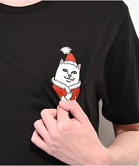 RIPNDIP Lord Santa Black Pocket T-Shirt