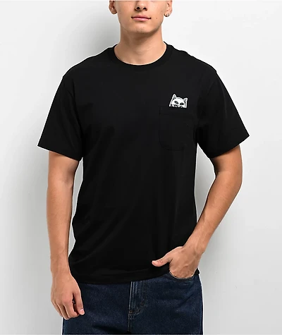 RIPNDIP Lord Skelly Black Pocket T-Shirt
