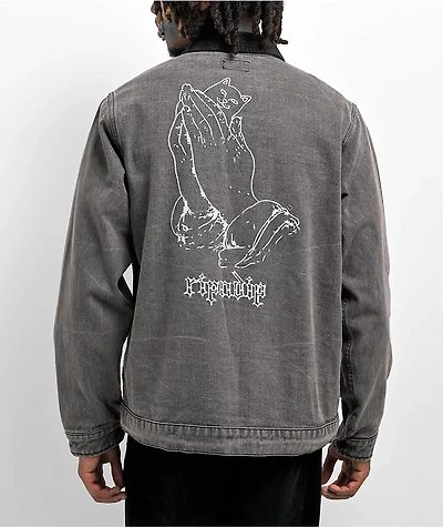RIPNDIP Los Feliz Black Denim Work Jacket