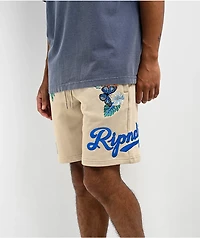 RIPNDIP Los Off White Sweat Shorts