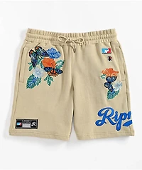 RIPNDIP Los Off White Sweat Shorts