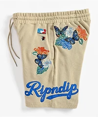 RIPNDIP Los Off White Sweat Shorts