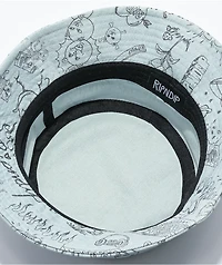 RIPNDIP Marker Grey Light Wash Denim Bucket