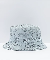 RIPNDIP Marker Grey Light Wash Denim Bucket