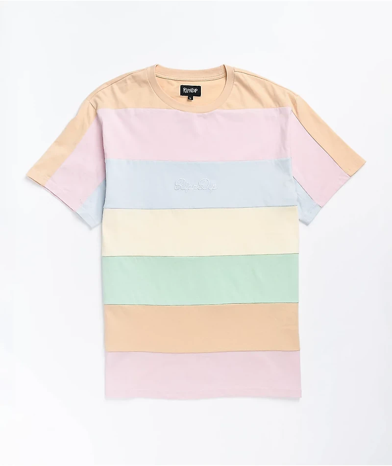 RIPNDIP Mid City Color Block Knit T-Shirt
