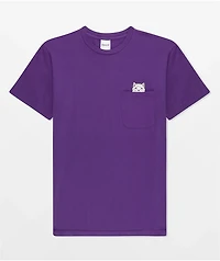 RIPNDIP Mummy Nerm Purple Pocket T-Shirt
