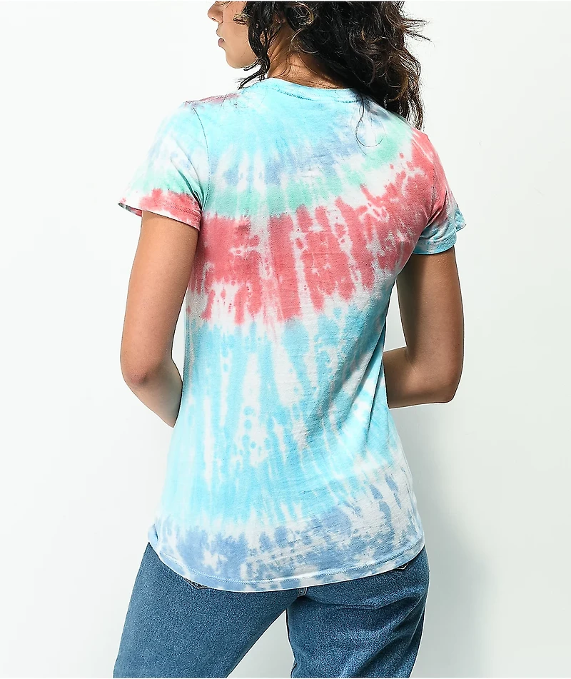 RIPNDIP My Little Nerm Red & Blue Tie Dye T-Shirt