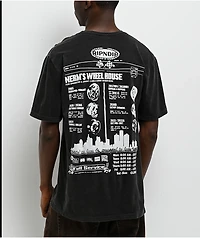 RIPNDIP Nerm Wheels Black Wash T-Shirt