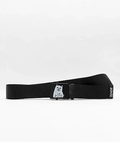 RIPNDIP Nermal Black Web Belt
