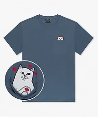 RIPNDIP Nermal Loves Slate Pocket T-Shirt