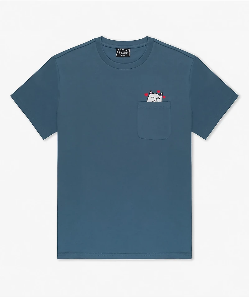 RIPNDIP Nermal Loves Slate Pocket T-Shirt