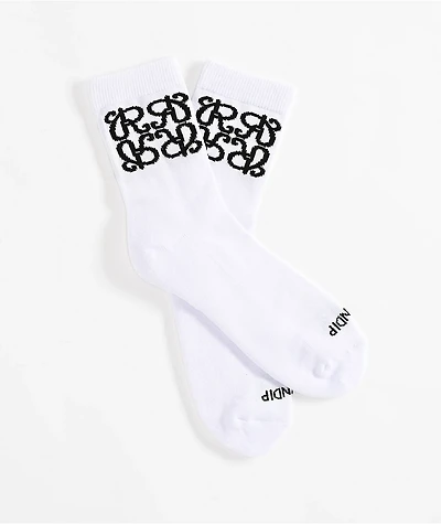 RIPNDIP Nermal Loves White Ankle Socks