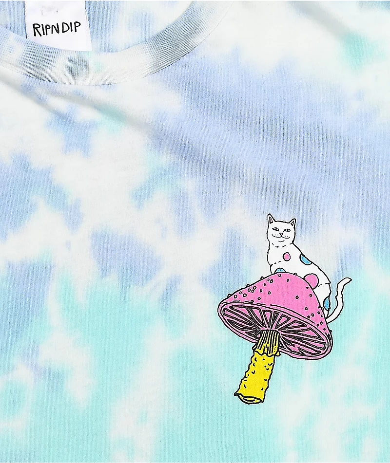 RIPNDIP Nermal Psychedelic Cotton Candy Long Sleeve T-Shirt