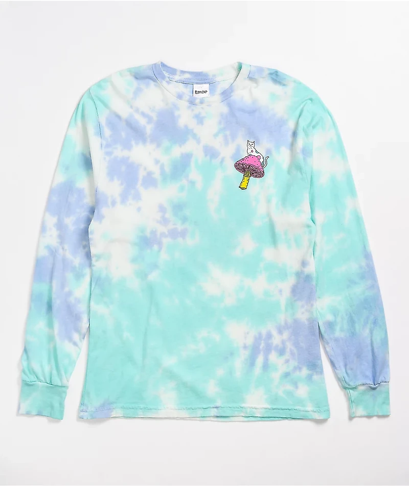 RIPNDIP Nermal Psychedelic Cotton Candy Long Sleeve T-Shirt