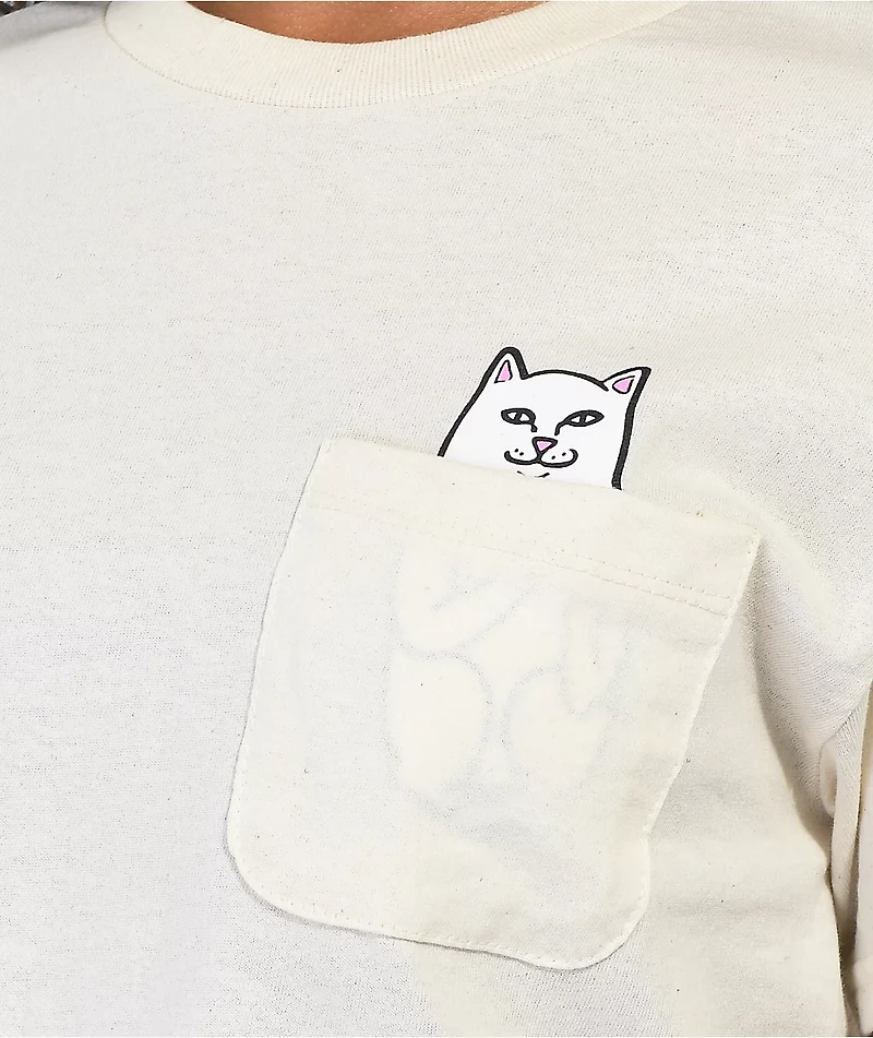 RIPNDIP Nermal Tan Crop Pocket T-Shirt