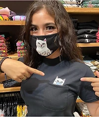 RIPNDIP Nermaphobe Black Pocket T-Shirt